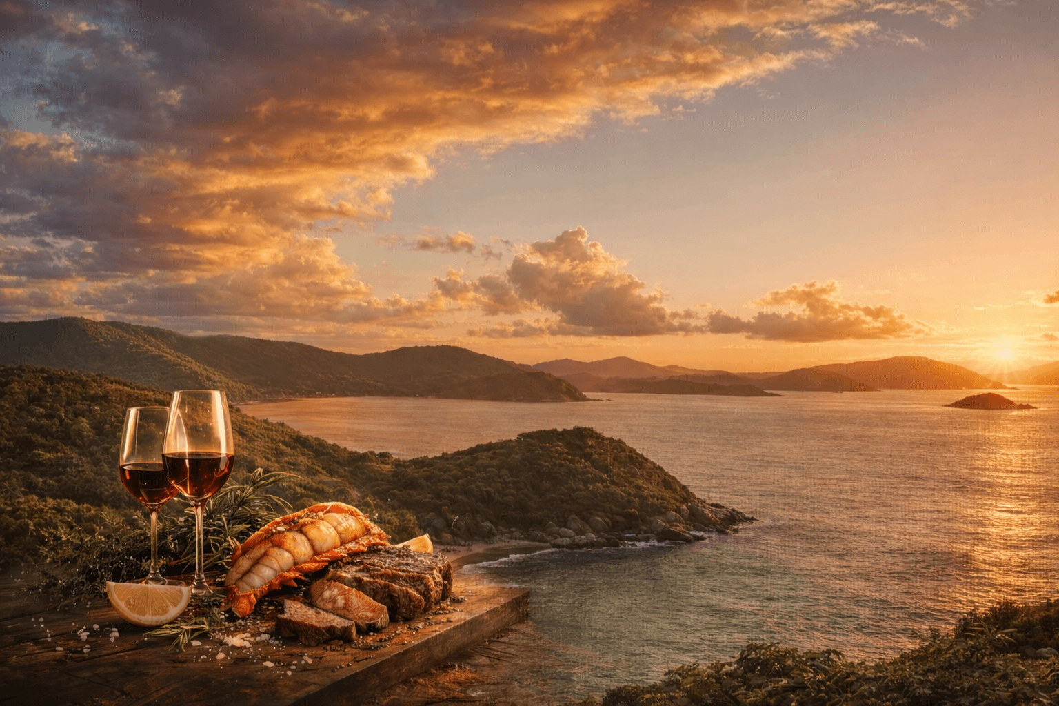 Surf & Turf Experience na Praia do Rosa